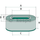 Luftfilter C2672.1  av  Kespa AB Luftfilter 6609