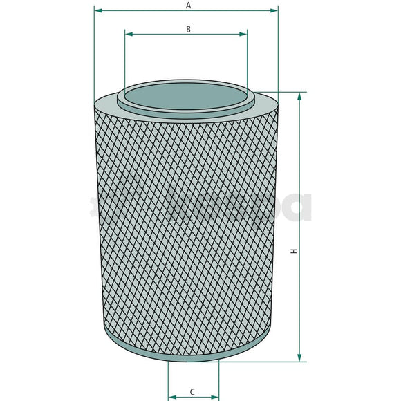 Luftfilter - primärt motsvarande A171255  av  Kespa AB Luftfilter 5111