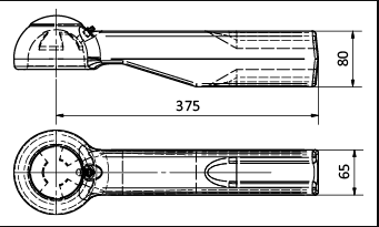 Svetsbar fast K80-handske - 0