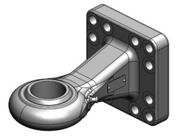 Kulögla kat 5 71mm 3ton från Scharmüller med fläns 160x160