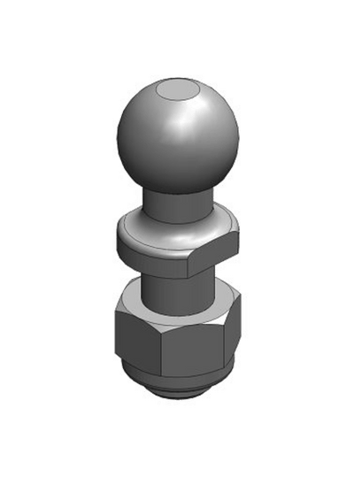 50mm kula bultbar med M30 bult från Scharmüller  av  Kespa AB K50-drag 7461