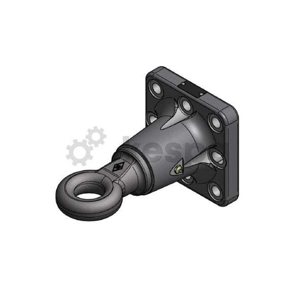 Dragögla 50 mm, hitchring roterbar med fläns 145x145 M20 från Walterscheid