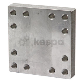 Svetsplatta för bultmönster 160x160 M20