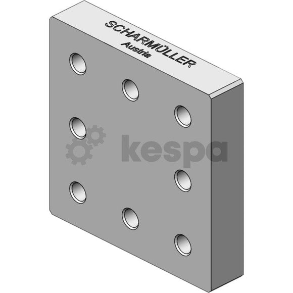 Svetsplatta 130x130 M20 från Scharmüller