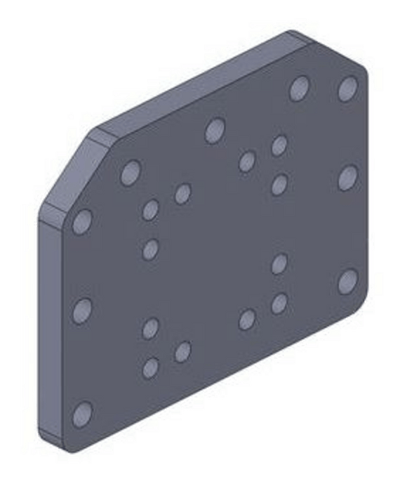 Adapter för Lemken till 160x160 M20 från Scharmüller  av  Kespa AB Skruvplattor 7331