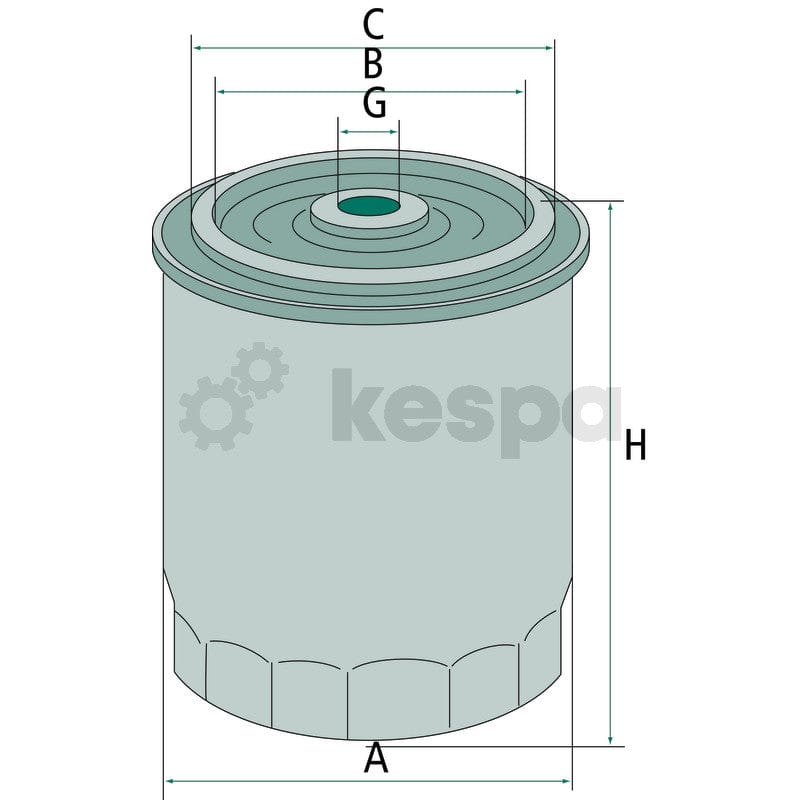 Avluftningsfilter C7003  av  Kespa AB Övriga filter 5512