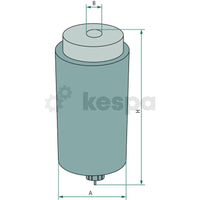 Bränslefilter - bajonett  av  Kespa AB Bränslefilter 5193