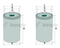 Bränslefilter - kit  av  Kespa AB Bränslefilter 5517