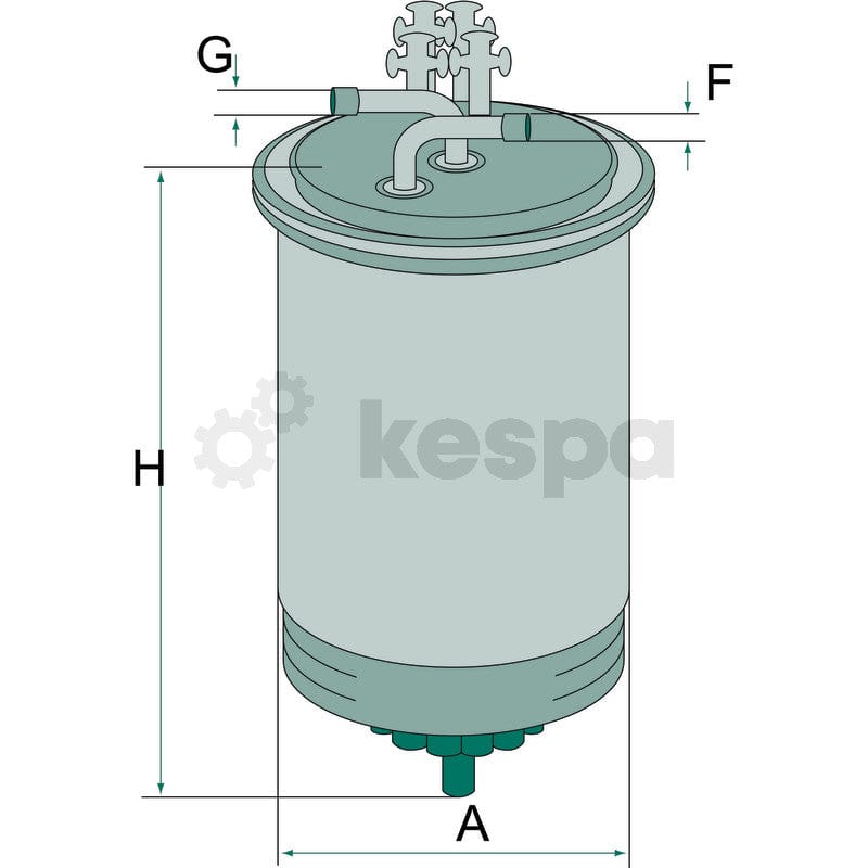 Bränslefilter WK1136  av  Kespa AB Bränslefilter 6968