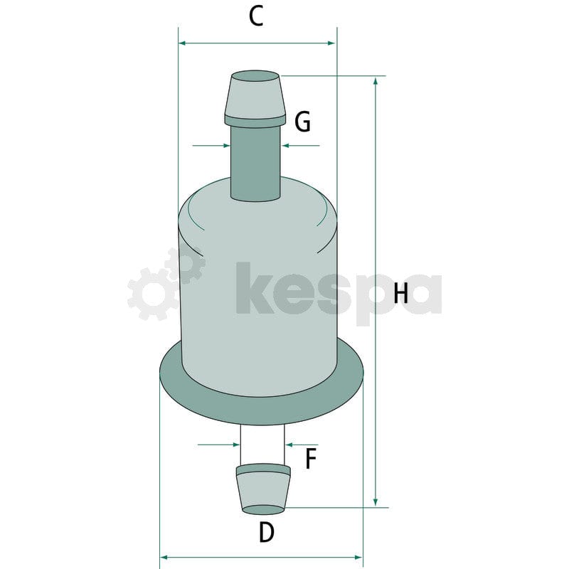Bränslefilter WK21  av  Kespa AB Bränslefilter 6972
