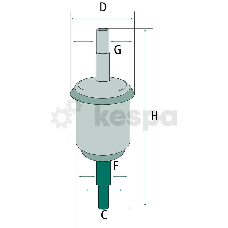 Bränslefilter WK32  av  Kespa AB Bränslefilter 6975