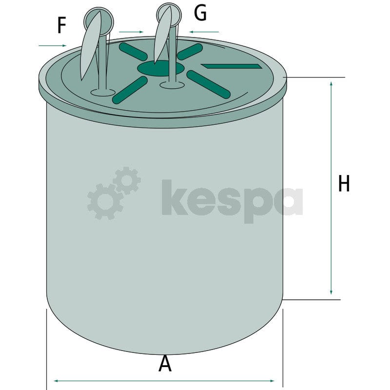 Bränslefilter WK820  av  Kespa AB Bränslefilter 7024