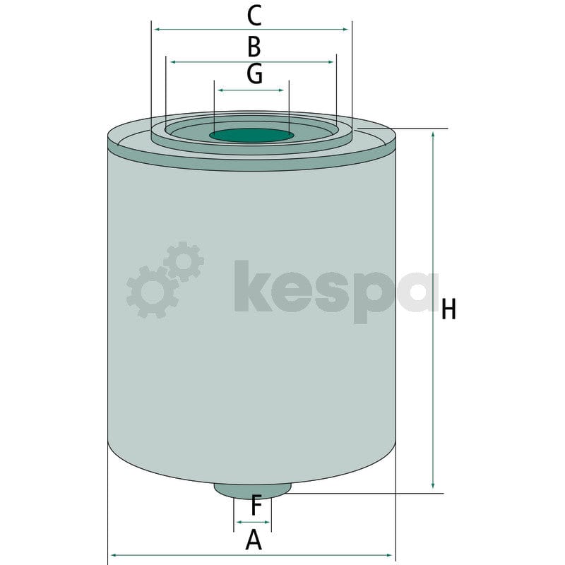 Bränslefilter WK824.1  av  Kespa AB Bränslefilter 7027