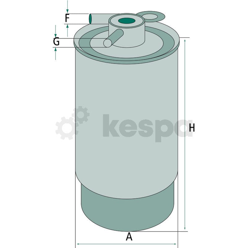 Bränslefilter WK841.1  av  Kespa AB Bränslefilter 7032