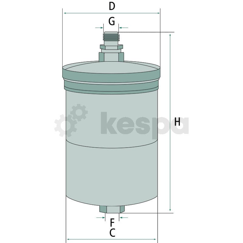 Bränslefilter WK845  av  Kespa AB Bränslefilter 7047