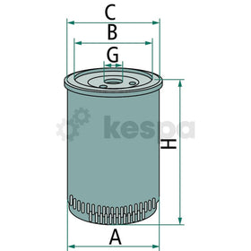 Bränslefilter WK962.5  av  Kespa AB Bränslefilter 7074