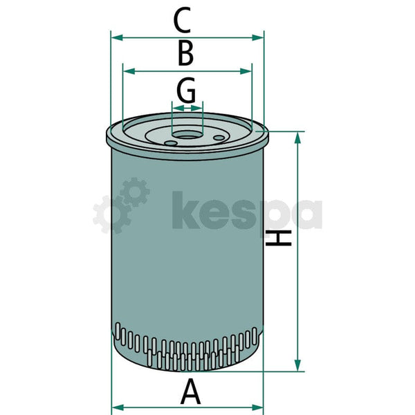 Bränslefilter WK962.5  av  Kespa AB Bränslefilter 7074