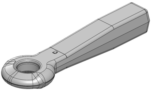 Svetsbar dragögla 40mm (30mm tjock) med skaft 50x50mm från Scharmüller