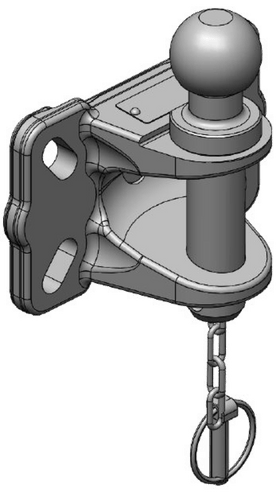 Drag K50 med bult 31,5 mm för rangering från Scharmüller  av  Kespa AB K50-drag 7360