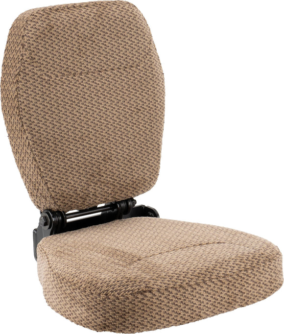 Fällbar passagerarstol brunt passande John Deere 6R, 7R och 8R  av  Kespa AB Passagerarstol 7578