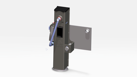 Fällbart stödben med vev max 7 ton stödlast, 230321 från Haacon  av  Kespa AB Stödben 7340