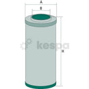 Filter H824.2X  av  Kespa AB Övriga filter 7156