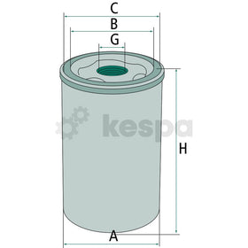 Hydraulfilter  av  Kespa AB Hydraulik- / transmissionsoljefilter 5619