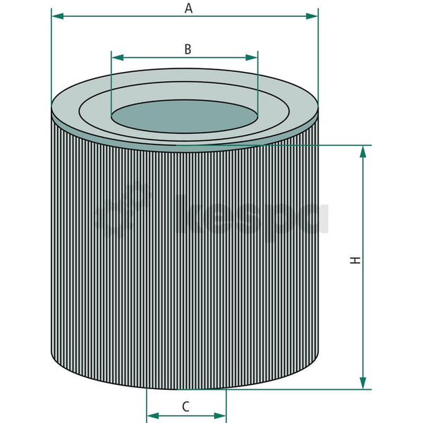 Hydraulfilter - insats  av  Kespa AB Hydraulik- / transmissionsoljefilter 6052