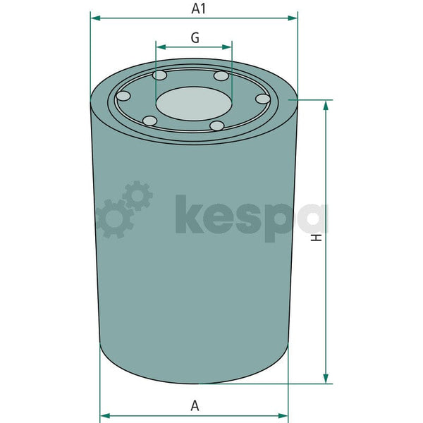 Hydraulik- / transmissionsoljefilter  av  Kespa AB Hydraulik- / transmissionsoljefilter 5185
