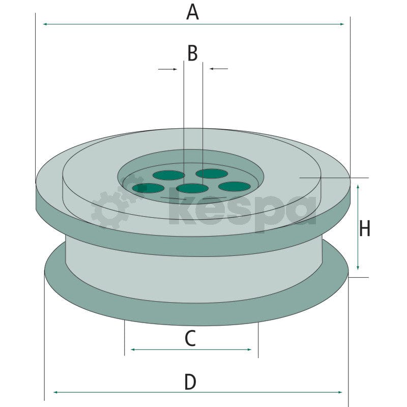 Hydraulik- / transmissionsoljefilter  av  Kespa AB Hydraulik- / transmissionsoljefilter 5188