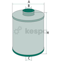 Hydraulik- / transmissionsoljefilter H615  av  Kespa AB Hydraulik- / transmissionsoljefilter 6833