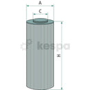 Hydraulik- / transmissionsoljefilter servo  av  Kespa AB Hydraulik- / transmissionsoljefilter 5106