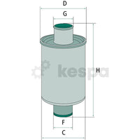 Hydraulikfilter  av  Kespa AB Hydraulfilter 5454