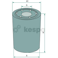 Hydrauloljefilter  av  Kespa AB Hydraulfilter 5198