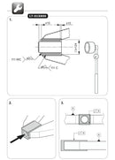 Hylsa 90x90 till skruvade dragöglor från VBG  av  Kespa AB Tillbehör drag 7491