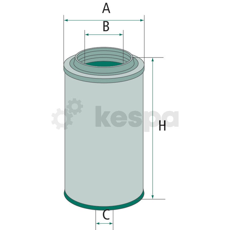 Hyttfilter C1043.1  av  Kespa AB Hyttfilter 7086