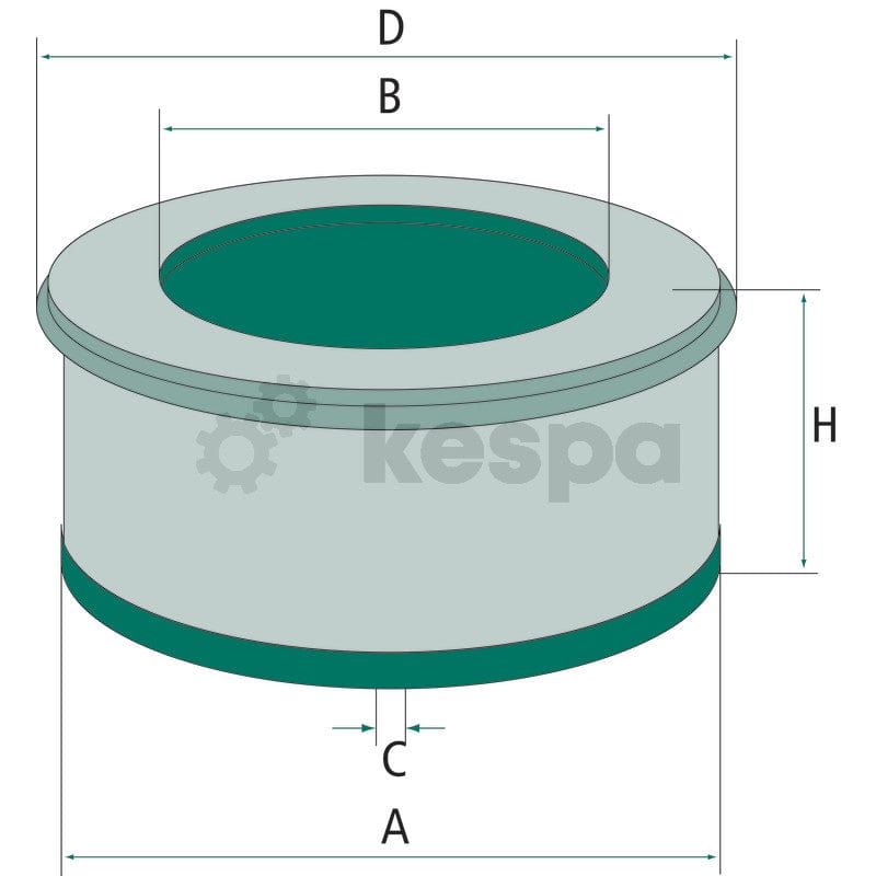 Hyttfilter CU1836.1  av  Kespa AB Hyttfilter 7094