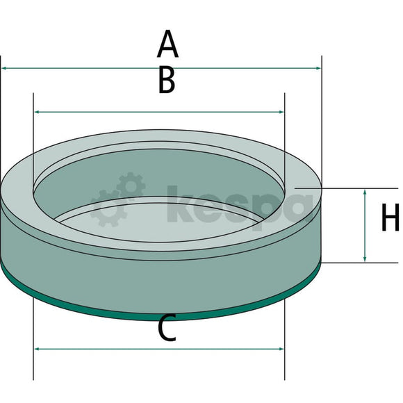 Hyttfilter - recirkulation CU33128  av  Kespa AB Hyttfilter 5335