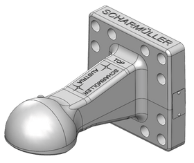 Kulhandske K80, 6 ton med fläns 160x160 M20 från Scharmüller  av  Kespa AB Kulhandske 7523