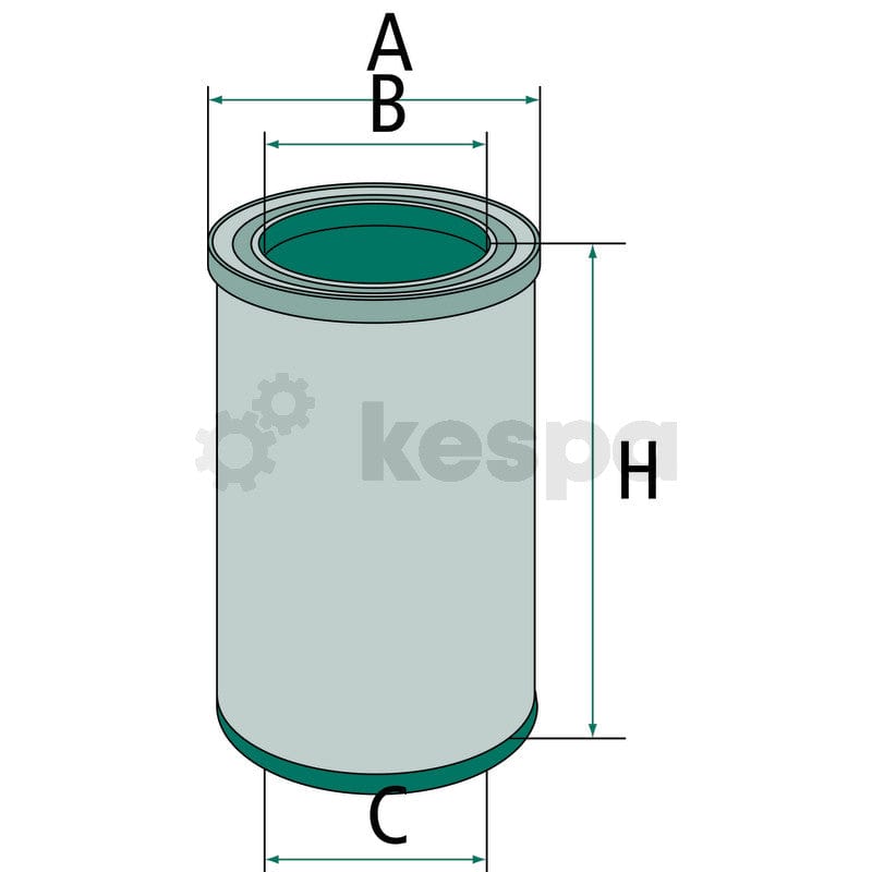 Luftfilter C1134  av  Kespa AB Luftfilter 6409