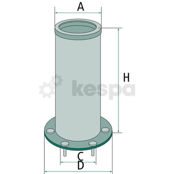 Luftfilter C1371  av  Kespa AB Luftfilter 6434