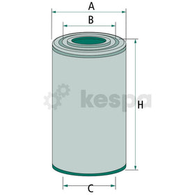 Luftfilter C1571  av  Kespa AB Luftfilter 6464