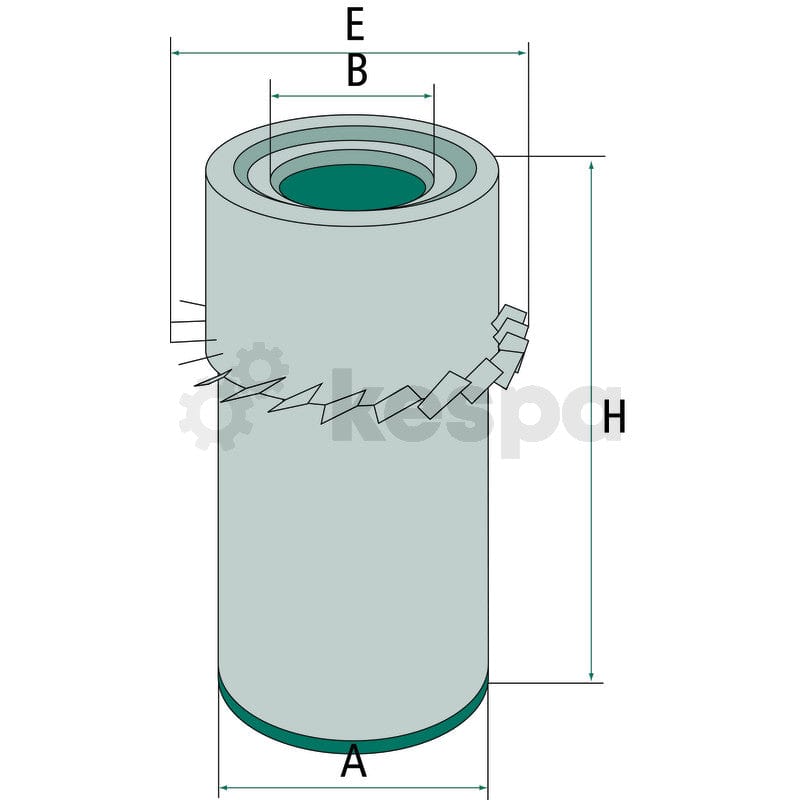 Luftfilter C16190X  av  Kespa AB Luftfilter 6477