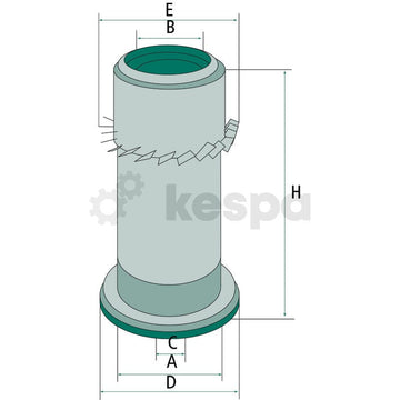 Luftfilter C16334  av  Kespa AB Luftfilter 6481