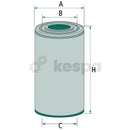 Luftfilter C1760  av  Kespa AB Luftfilter 6496