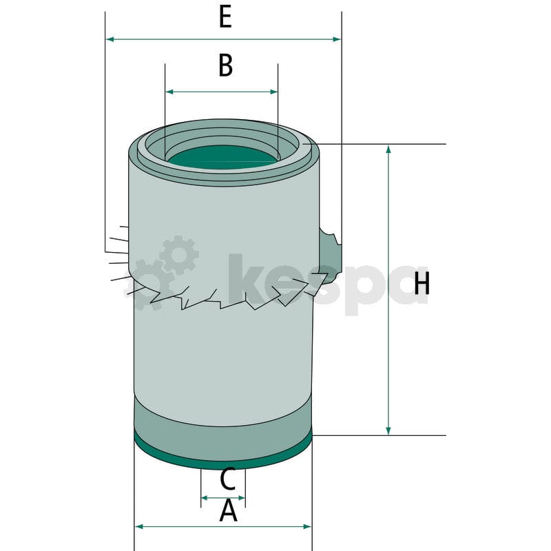 Luftfilter C18436  av  Kespa AB Luftfilter 6506