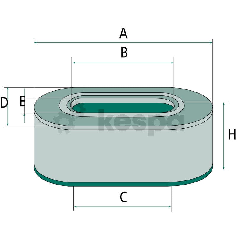Luftfilter C3034  av  Kespa AB Luftfilter 6661