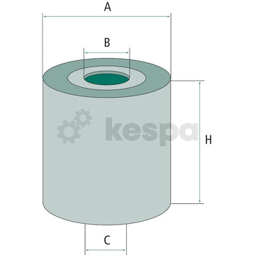 Luftfilter C630  av  Kespa AB Luftfilter 6730