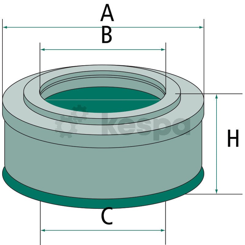 Luftfilter C710.1  av  Kespa AB Luftfilter 6734