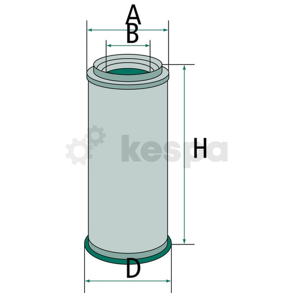 Luftfilter - primärt AF25302  av  Kespa AB Luftfilter 5612
